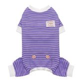 KYEESE Dog Pajamas in soft fabric provide warm comfort for naps.
