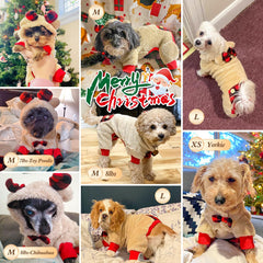 KYEESE plush-material dog pajamas feel soft and comfortable on chilly nights
