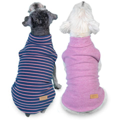 KYEESE dog sweater solid front view for cozy daily wear and easy movement