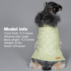 KYEESE size-guide chart helps pick the right chest and back measurements.