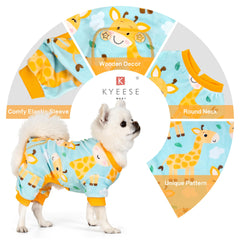 KYEESE large dog pajama xxx-large giraffe-costume for roomy comfort.