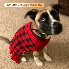 Kyeeese warm, stretchy acrylic fabric moves with your dog for comfort.