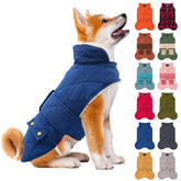 KYEESE dog coat waterproof back view demonstrates reliable warmth on outdoor walks.
