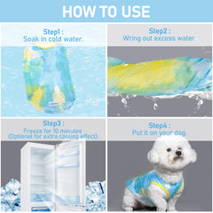 KYEESE dog cooling shirt fast-drying fabric promotes quick comfort
