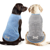 KYEESE dog shirt front view highlights quick-dry, breathable fabric for active dogs.