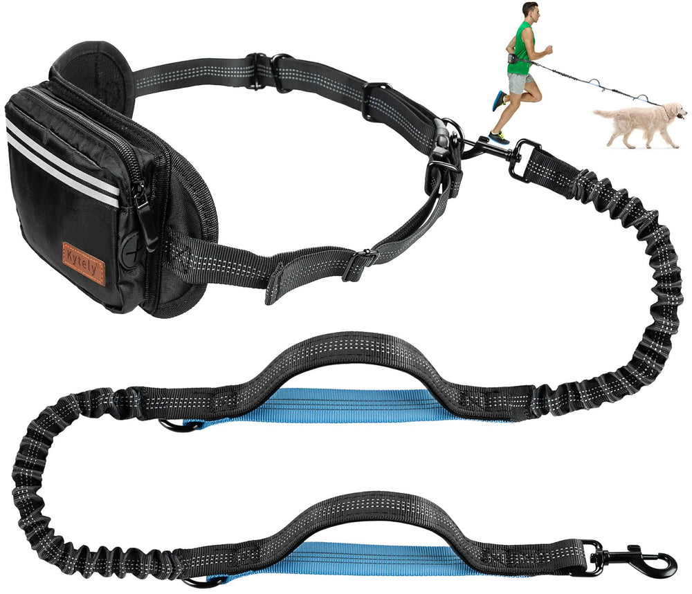 Kytely hands free leash waist belt for comfortable, balanced dog walking
