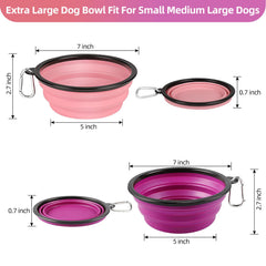 Kytely purple pop-up folded bowl ready for travel on adventures
