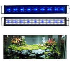KZKR Aquarium Hood Light front view shows a 36-46 inch fit with sleek mounting.
