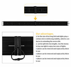KZKR LED aquarium light day-night switch demonstrates easy cycle control.