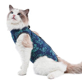 kzrfojy-traje-recuperacion-gato-cuello-elastico evita lamido de incisión y mejora comodidad.