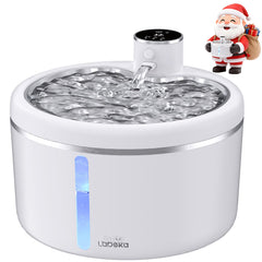 LABEKA wireless cat water fountain cordless design for flexible placement and hydration