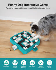 LACCEN dog puzzle toy food dispensing tray promotes rewarding meals through problem-solving