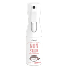 Lady N non-stick spray bottle shown for easy litter box maintenance and quick cleaning.