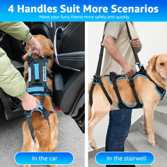 Lafoty four-handle setup enabling versatile lifting options