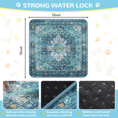 Lahome 4-layer absorption technology demonstrates fast liquid capture for spills.