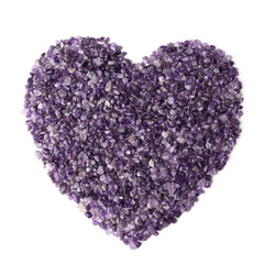 LAIDANLA Amethyst gravel pack closeup for decorative ambiance and aesthetic use.