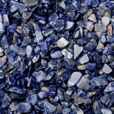 LAIDANLA Sodalite 1lb crystal chips for decorative displays and calming ambience