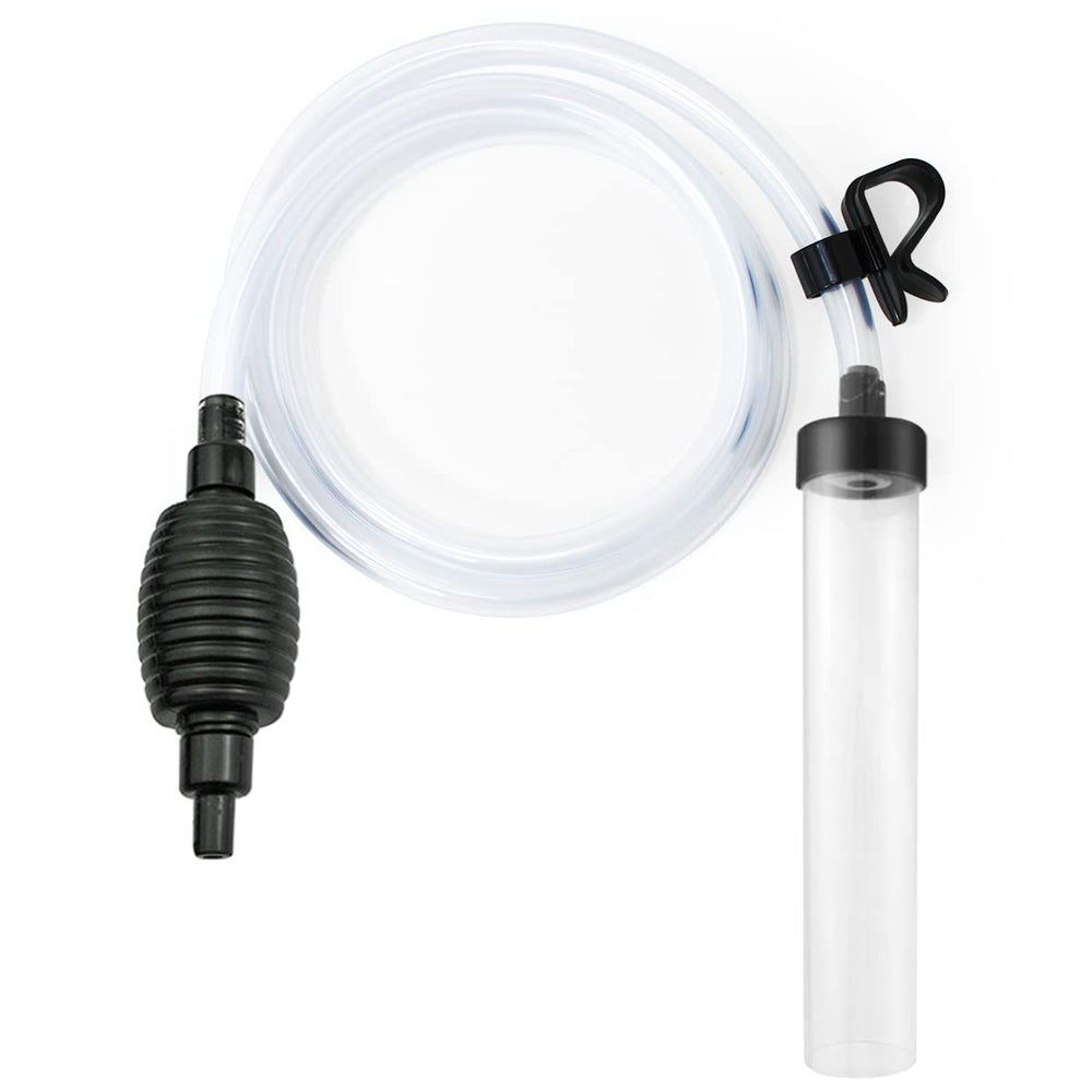 Laifoo 5ft aquarium siphon hose angle view demonstrates easy tank maintenance