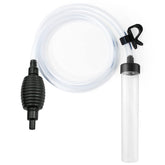 Laifoo 5ft aquarium siphon hose angle view demonstrates easy tank maintenance