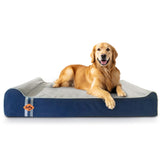 Laifug orthopedic bed front view with supportive surface for large dogs