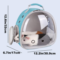 LAIRIES transparent window lets you observe your pet's activity on the go.