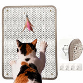 LAJEF cat nail file scratcher top layer with natural sisal surface for scratching and paw comfort