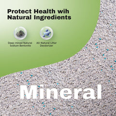 LALAHOME Bentonite litter non-stick surface with clumps sliding out