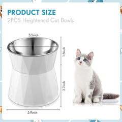 Lallisa stainless steel bowls provide durable, easy-to-clean feeding for pets.