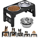 LALOBLUE elevated-dog-bowls-stand promotes comfortable head height during meals
