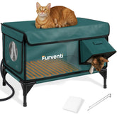 Lamlingo heated cat house outdoor-frame with monitoring potential benefits