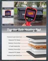 Lamlingo heated pad (UL-tested) keeps cats warm safely.