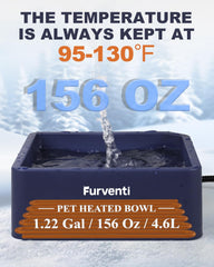 Lamlingo navy-color bowl complements outdoor spaces while keeping water accessible.