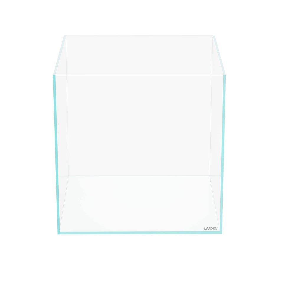 LANDEN 36C cube tank front view with rimless design for wide viewing