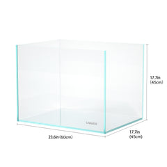 Landen 60H rimless tank side view shows sleek bezel-less profile for modern displays.