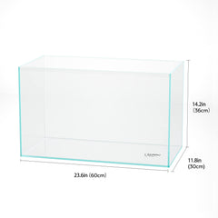 Landen 60P top view illustrating compact footprint for landscape aquascapes.