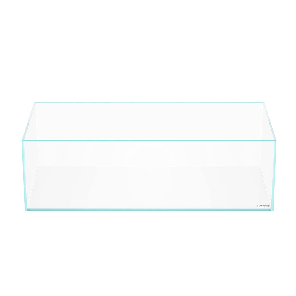 LANDEN 60S front panoramic view showcases shallow tank design for beginner-friendly setups.