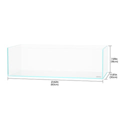 LANDEN 60S low-iron glass closeup reveals true colors for planted scenes at home.