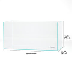 LANDEN 90P low-iron glass closeup shows crystal clarity and high light transmission.