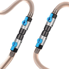 LANDEN aquarium hose connection image highlighting a secure, quick-release setup.