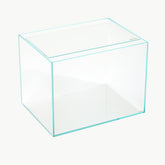 LANDEN aquarium lid clear glass 4mm top view showing light-friendly design for vibrant tanks.