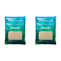 LANDEN Namale Aquarium Sand closeup shows natural color and fine grain texture.