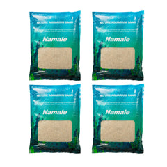 LANDEN Namale aquarium sand packaging shows natural color for versatile tank setup.