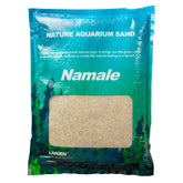 LANDEN Namale aquarium sand pour reveals natural grain ideal for plant tank landscaping.