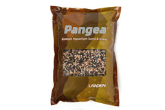 LANDEN Pangea sand mix closeup showcases natural colors for aquascapes.
