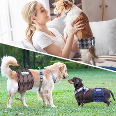 Langsprit belly band durable stitching plaid withstands repeated washing and daily use
