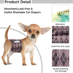 Langsprit belly band machine-washable plaid is easy to clean after belly-friendly wear