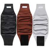 Langsprit male belly band pack in three colors provides secure, leak-free wear for dogs.