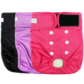 Langsprit washable dog diapers pack front—reusable protection for daily wear and house comfort.