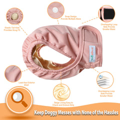 Langsprit three-pack provides varied sizes for growing dogs or different needs.