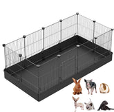 LANGXUN DIY playpen assembled configuration shows customizable safe space for pets
